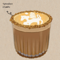 Salted Caramel Latte Salted Caramel Latte